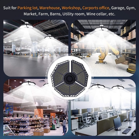 LED Garage Lights, 140W 18500 Lumens Garage Ceiling Lighting