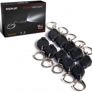 RISEMART Mini LED Keychain Flashlight